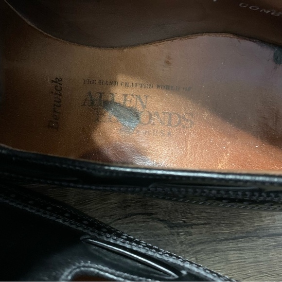 Allen Edmonds Berwick Black Tassel Men’s Leather Wing Tip Loafer main image 6